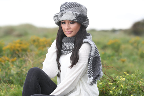 Multi Grey Country Hat