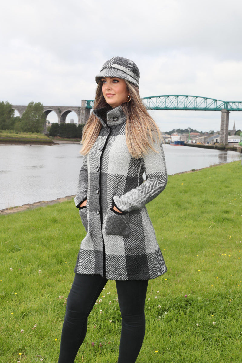 Emma Coat Donegal Grey